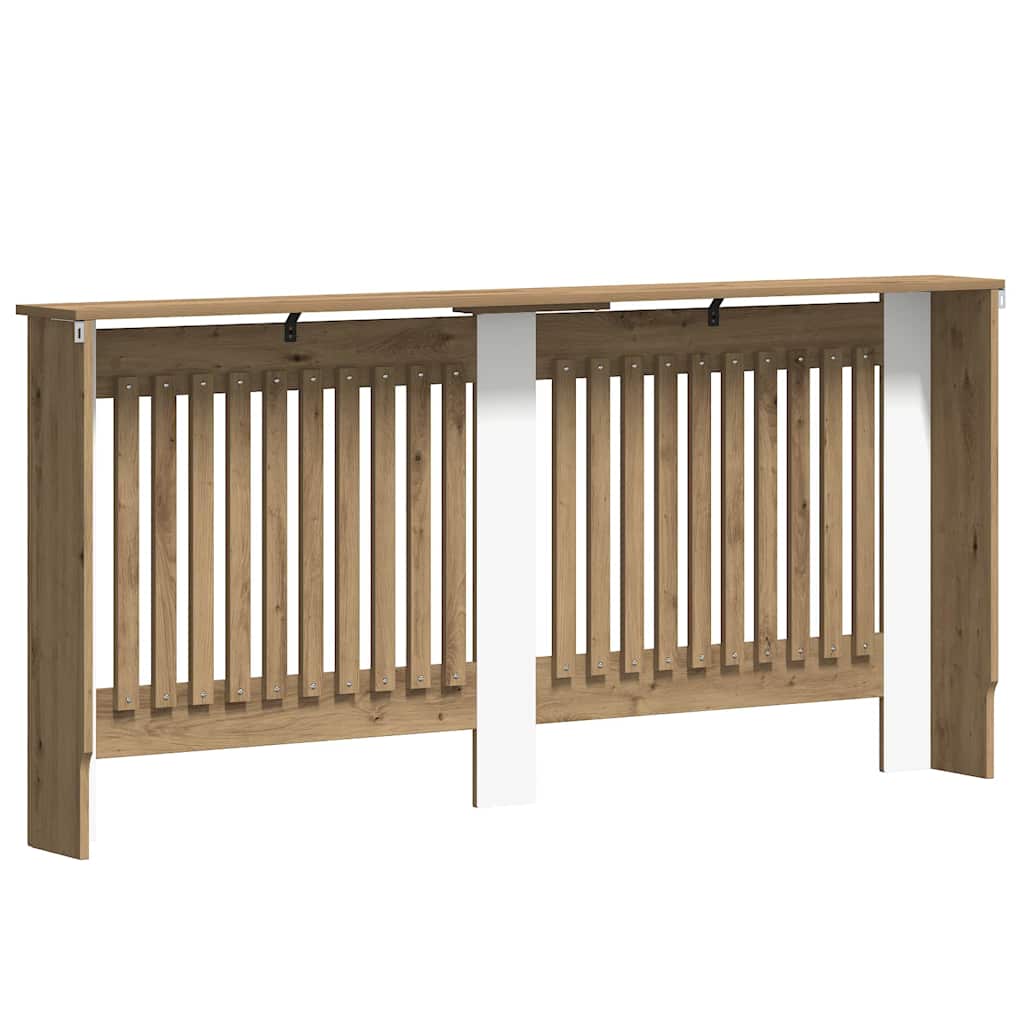 Holzwerkstoff Heizkörper-Abdeckung Heizkörperverkleidung 112 cm, weiß