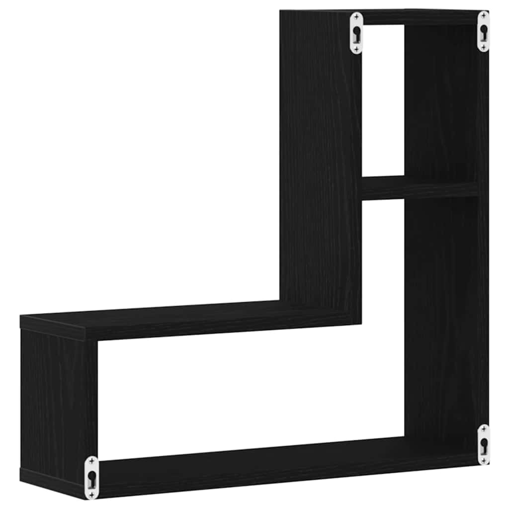 Wandregale 2 Stk. Weiß 50x15x50 cm Holzwerkstoff