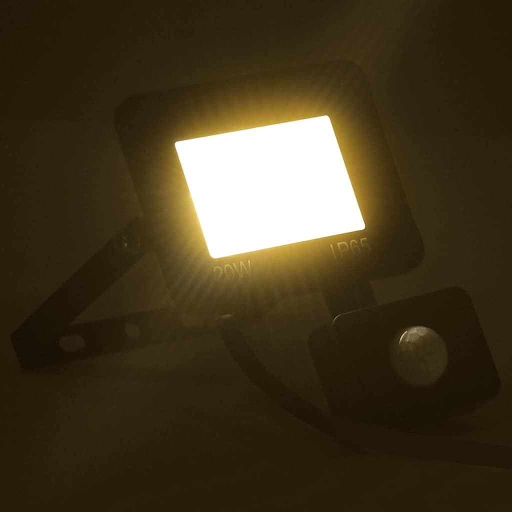 LED-Fluter mit Sensor 10W Warmweiß