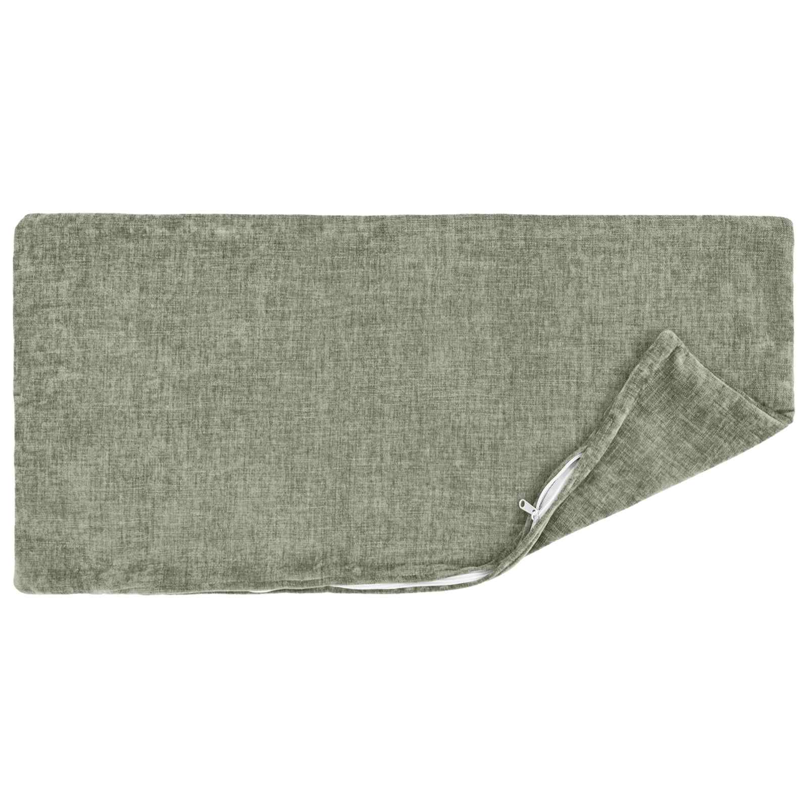 Kissenbezug 6 Stk. HEERLEN Dunkelgrau 30 x 30 cm Chenille-Stoff