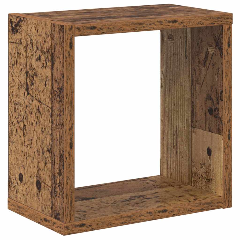 Würfelregale 2 Stk. Weiß 30x15x30 cm