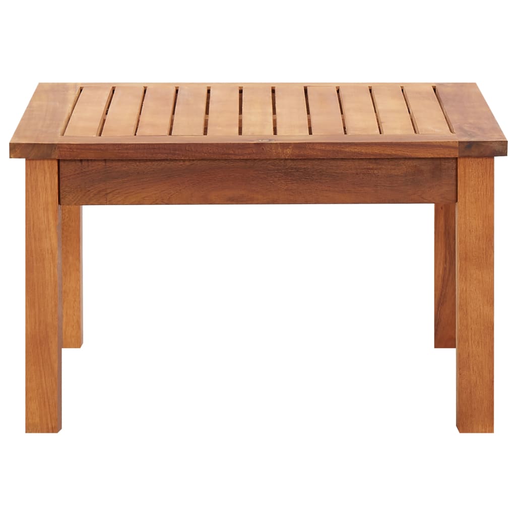 Couchtisch Helles Akazienholz 45 x 45 x 36 cm Massivholz Akazie