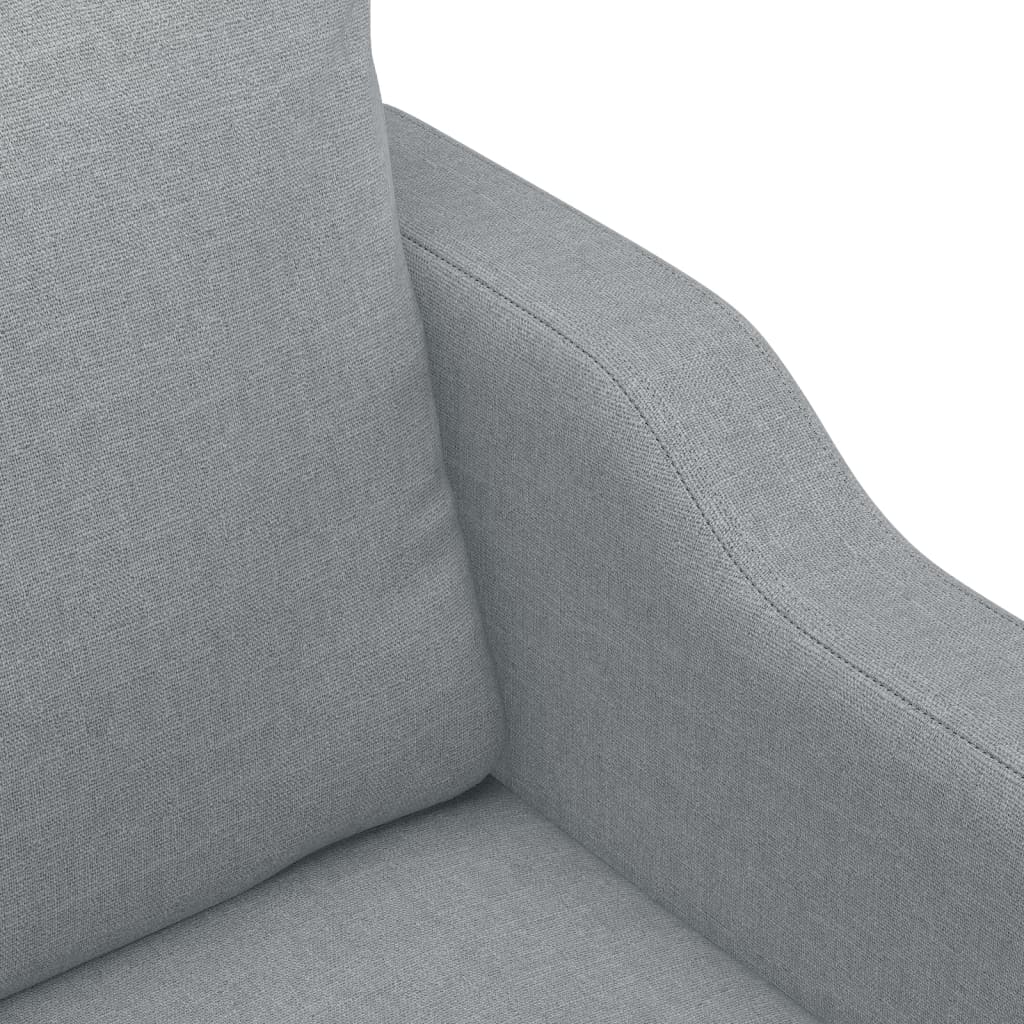4-tlg. Sofagarnitur mit Kissen Braun Stoff