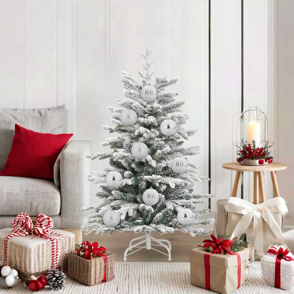 Weihnachtsbaumkugel Set XL 9 pcs Rot Kunststoff