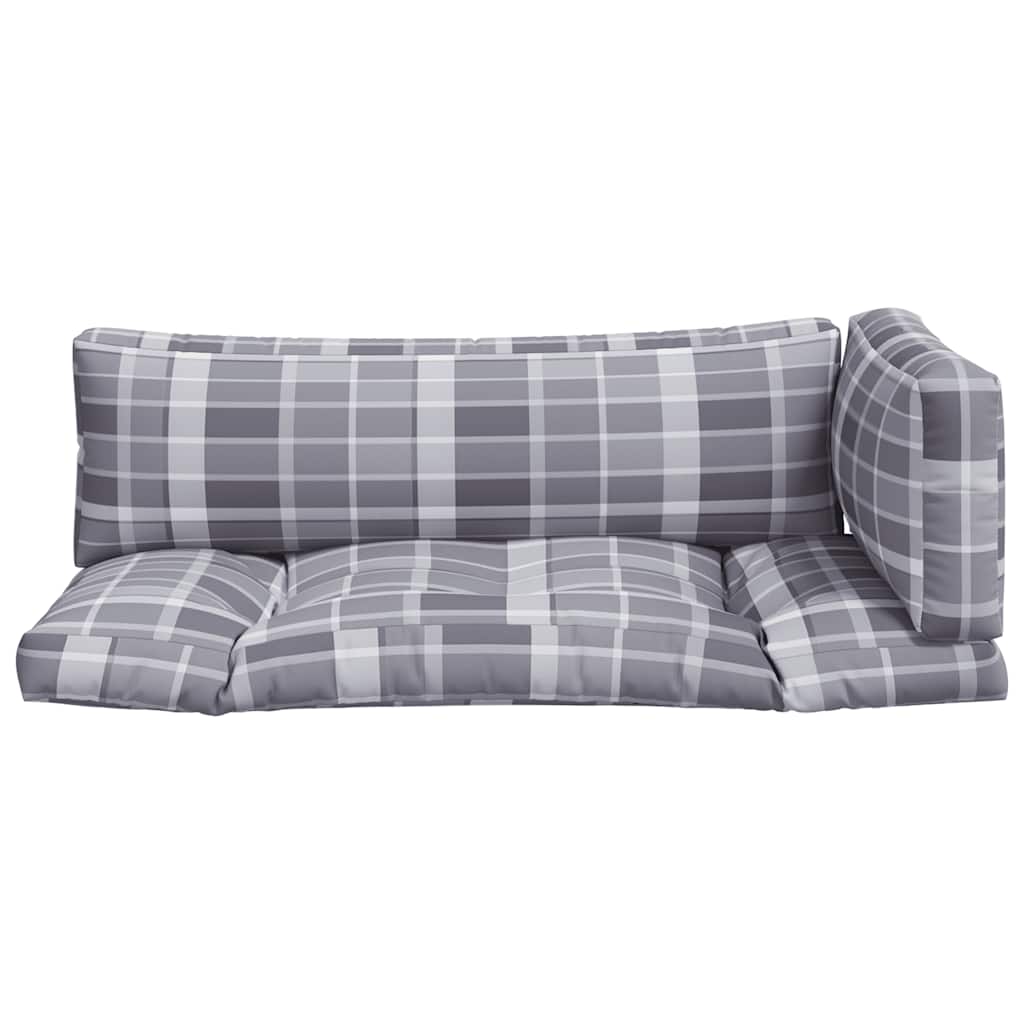 Palettenkissen Blau Weiß Gestreift 58x58x10 cm Oxford-Gewebe