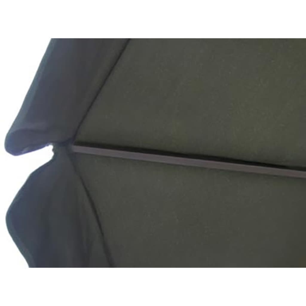 Sonnenschirm Aluminium Tragbarer Sonnenschirmständer Weiß