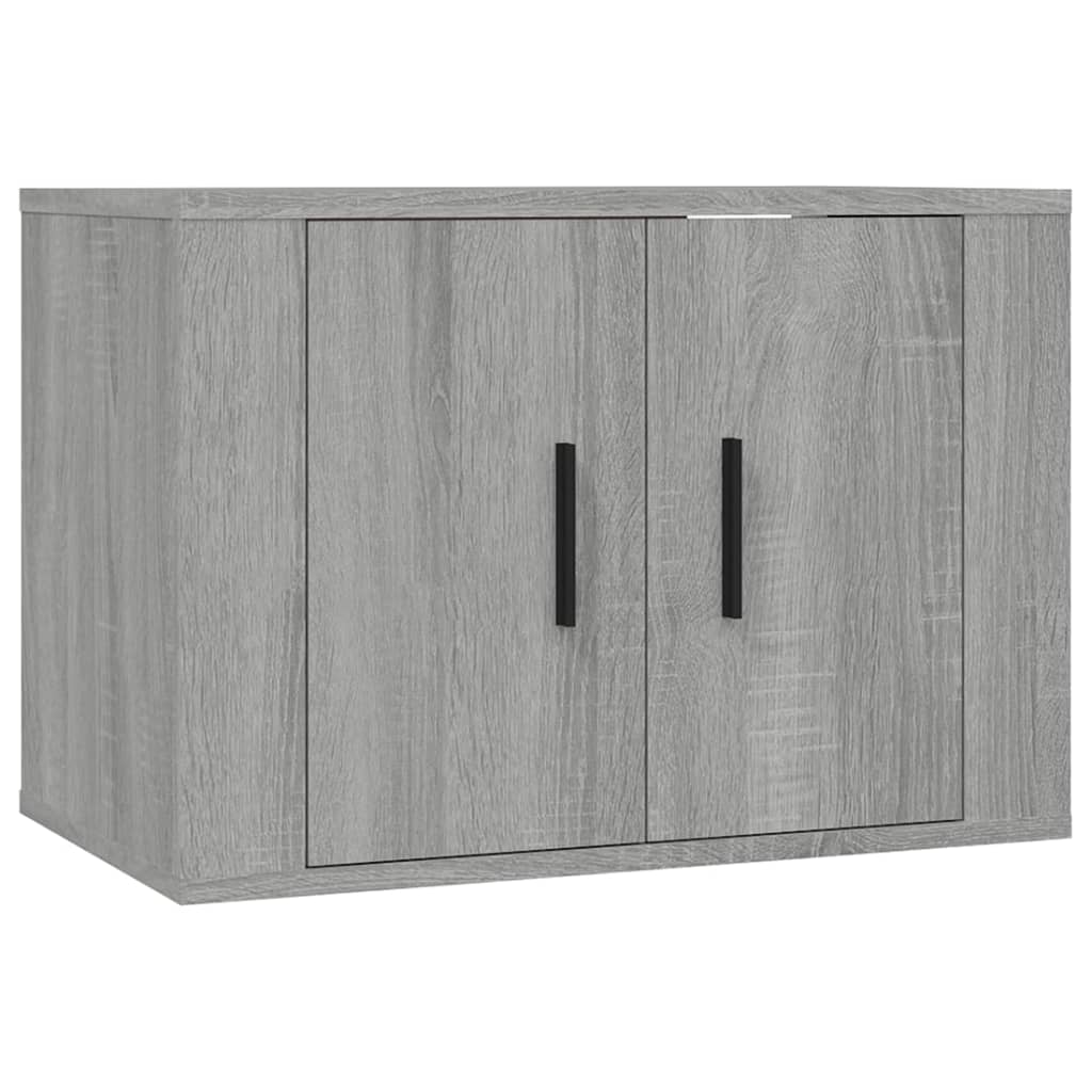 2-tlg. TV-Schrank-Set Weiß Holzwerkstoff