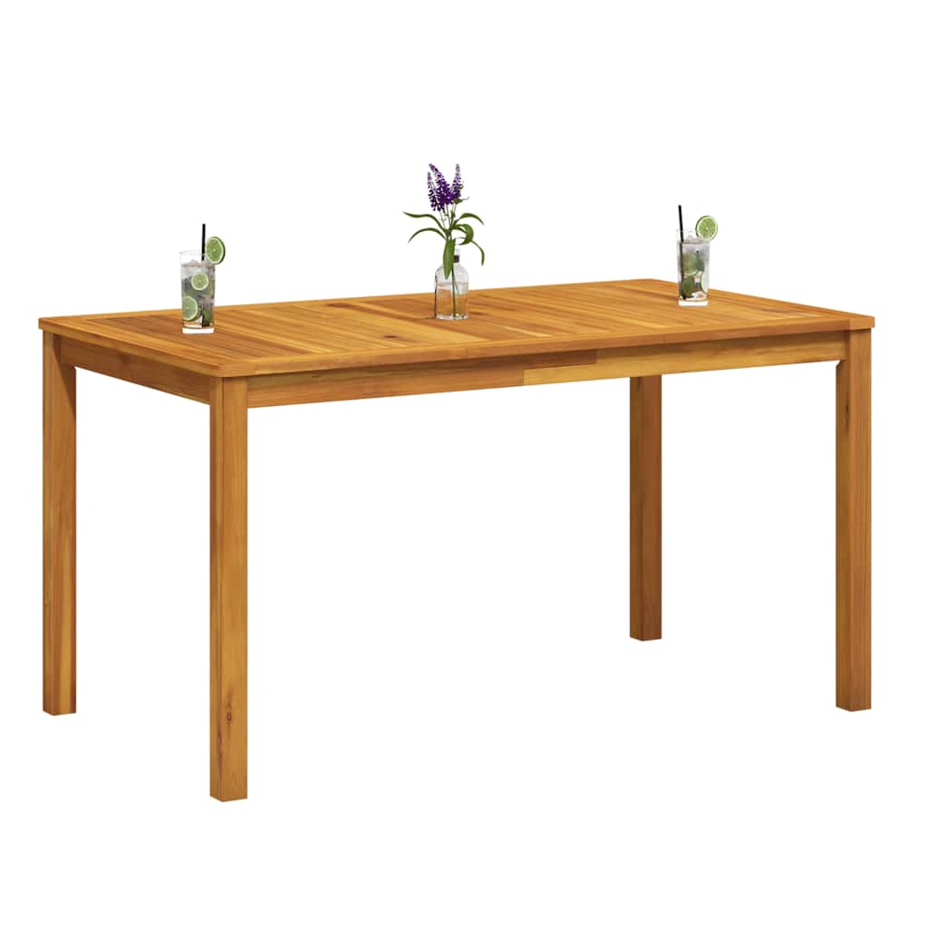 Garten-Esstisch 110x55x75 cm Massivholz Akazie