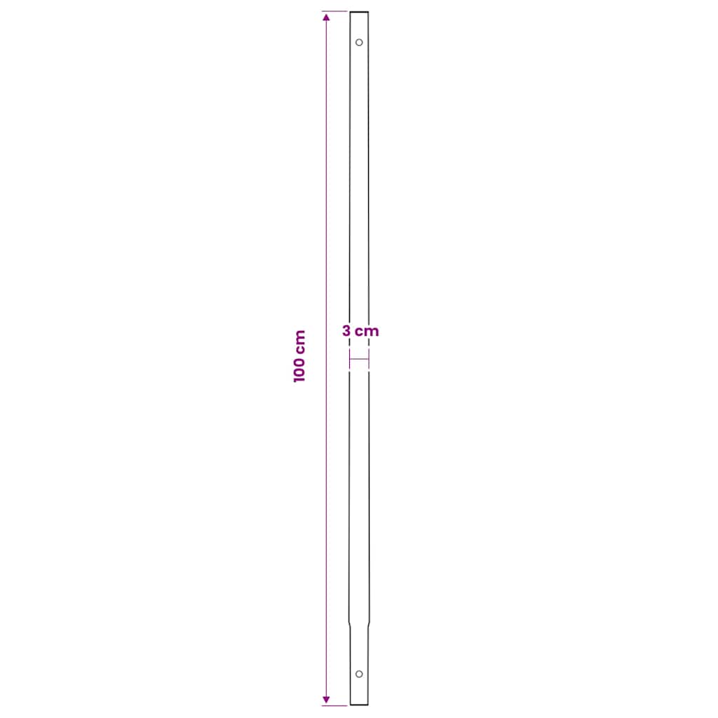 Erdbohrer mit Griff 100 mm Verlängerungsrohr 9 m
