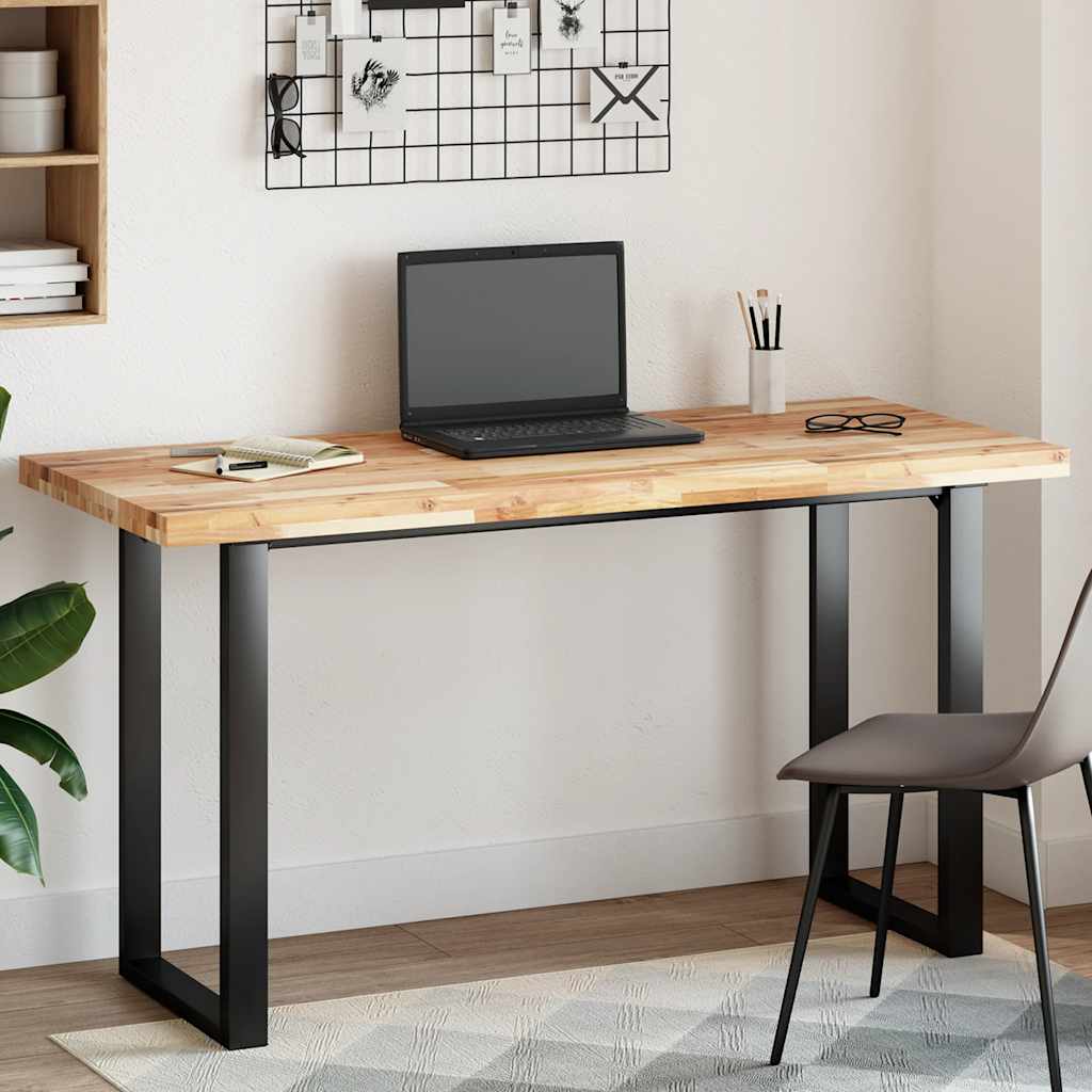 Tischplatte Rechteckig 60x50x2 cm Massivholz Akazie