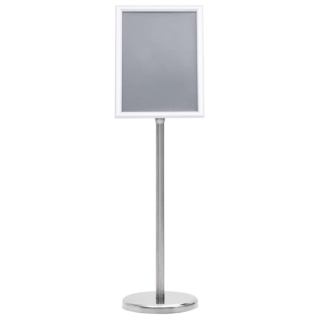 Plakatständer 2 pcs Schwarz 45 x 32,7 x 108 cm Aluminium