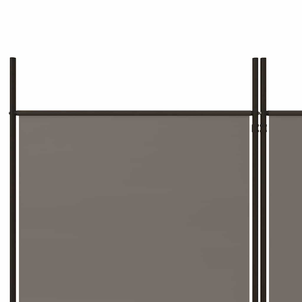 3-teiliger Raumteiler Beige 150 x 180 cm Stoff
