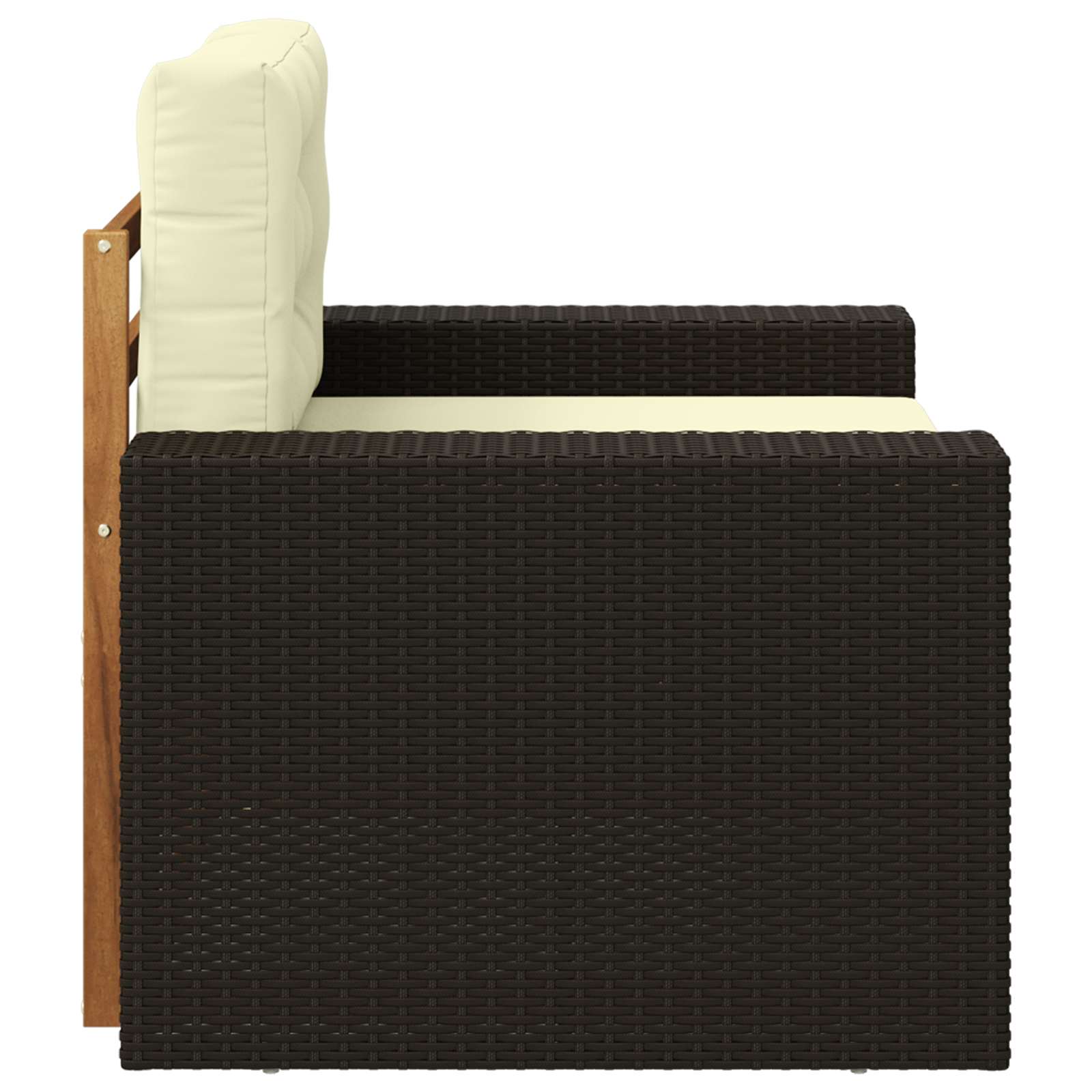 2 Stück Outdoor-Sofa Natur