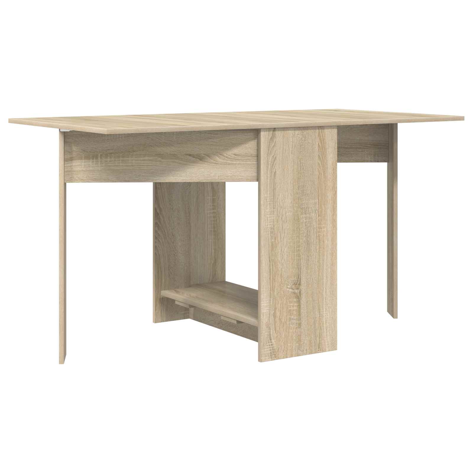 Esstisch 138 x 70 x 73,5 cm Holzwerkstoff Weiß Rechtwinklig