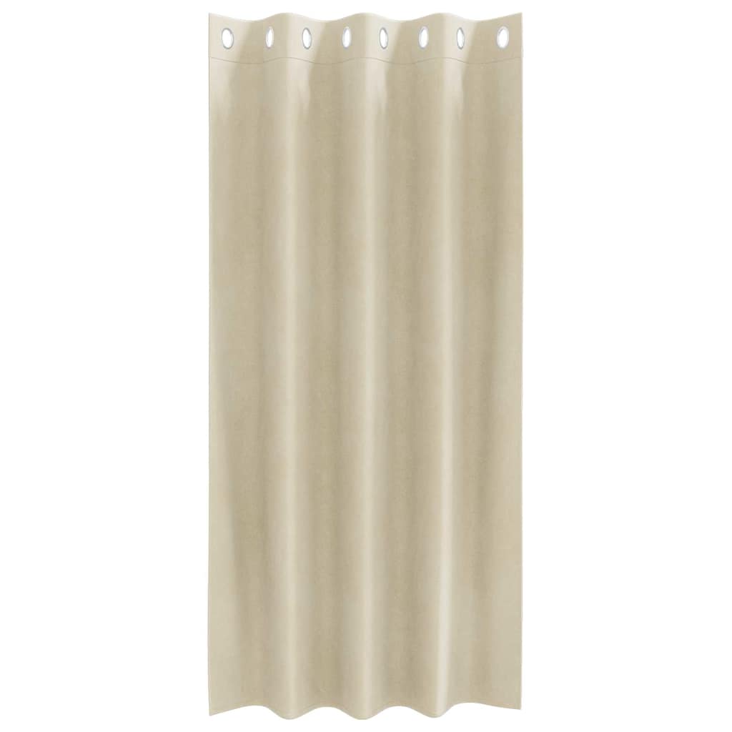 Verdunkelungsvorhänge 2 pcs Schwarz 140 x 140 cm Samt