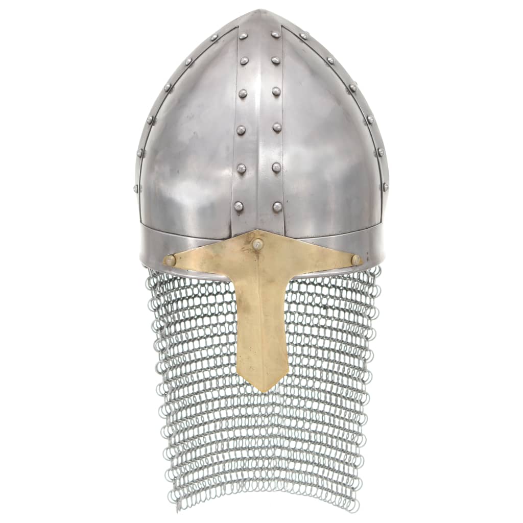 Preußische Pickelhaube Antik Replik für LARP Schwarz Stahl
