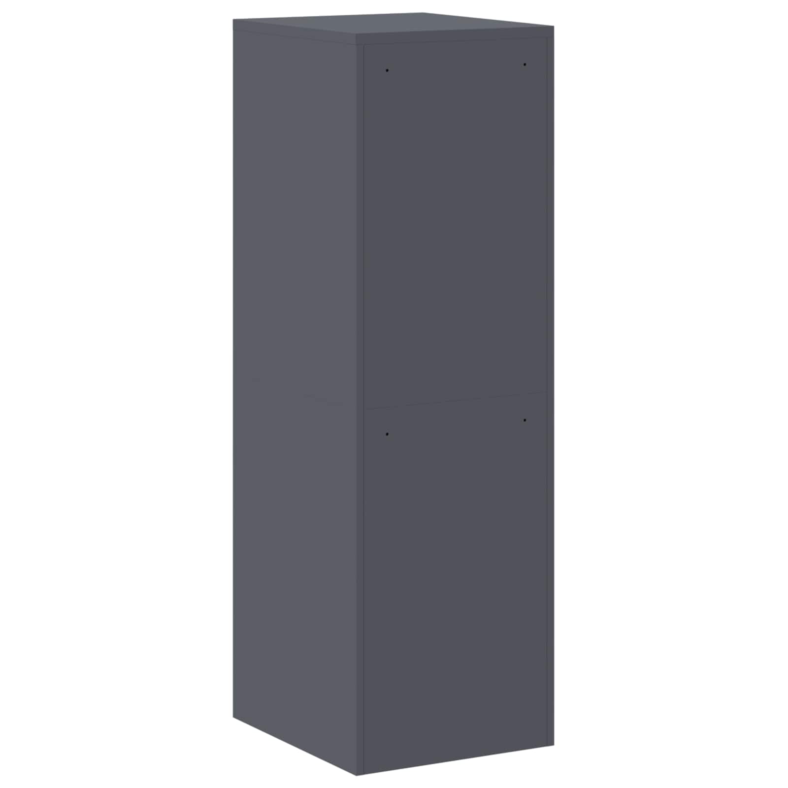 Aktenschrank 2 pcs Schwarz 44 x 50 x 139 cm Kaltgewalzter Stahl