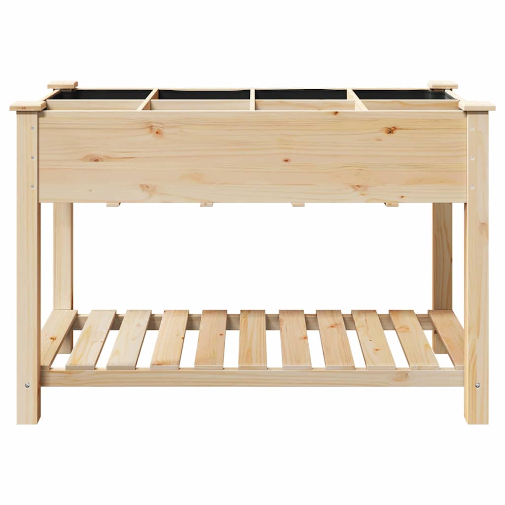Garten-Pflanzgefäß mit Regal Beige 71 x 37 x 76,5 cm