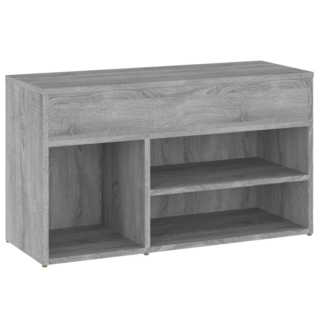 Schuhbank Weiß 60x30x45 cm Holzwerkstoff