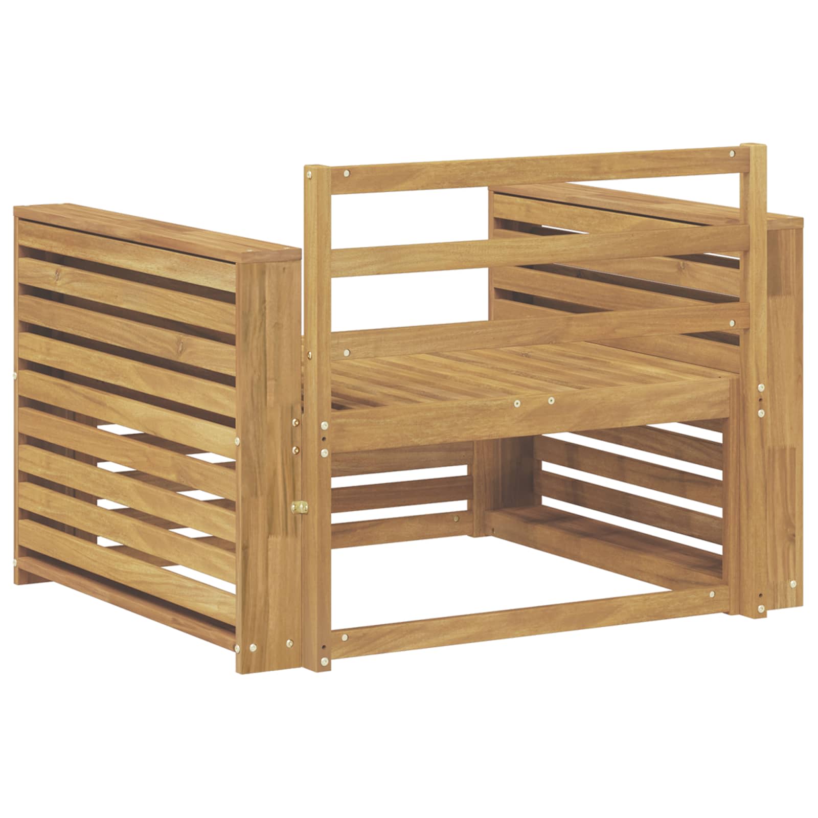 2 Stück Outdoor-Sofa Natur