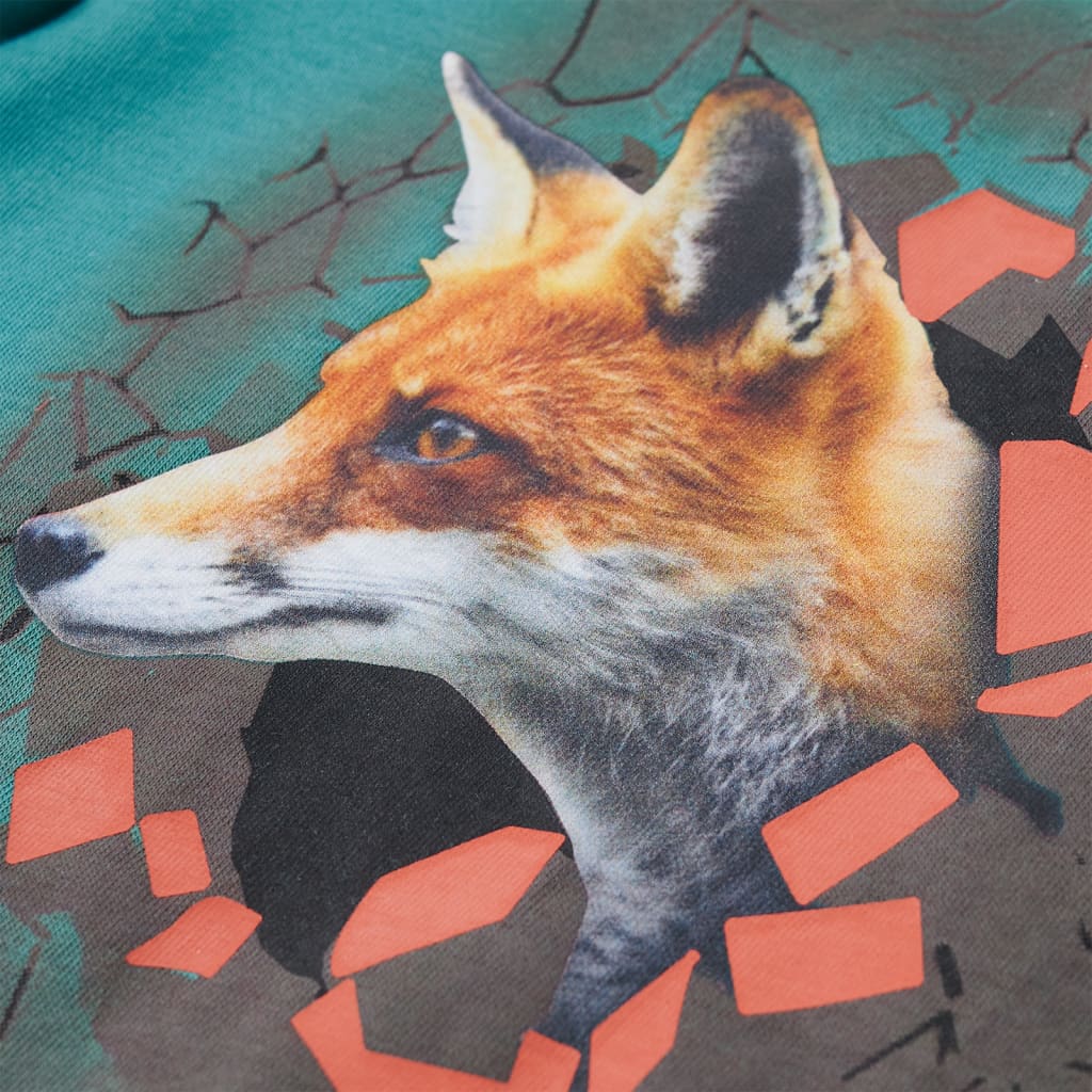 Kinder-Langarmshirt Rostbraun 116