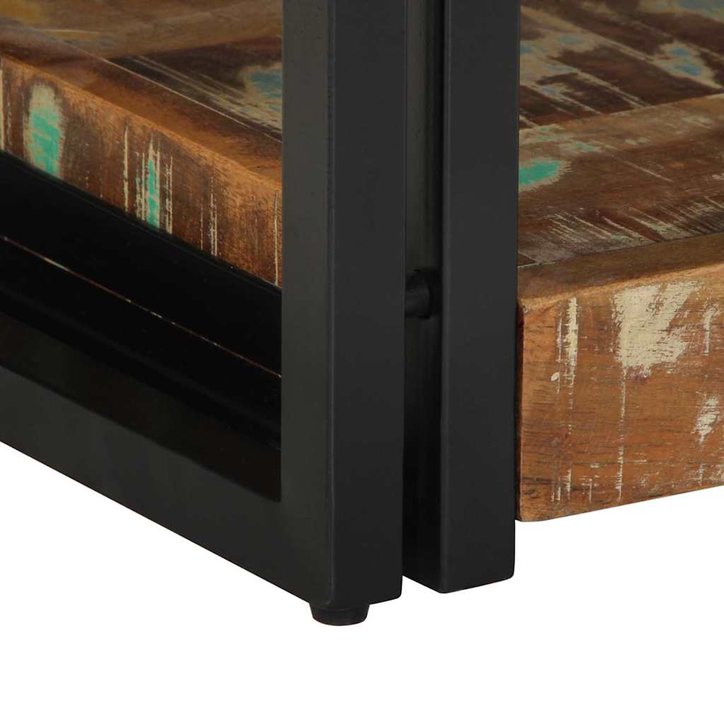 Nachttisch 40 x 35 x 50 cm Massives upgecyceltes Holz