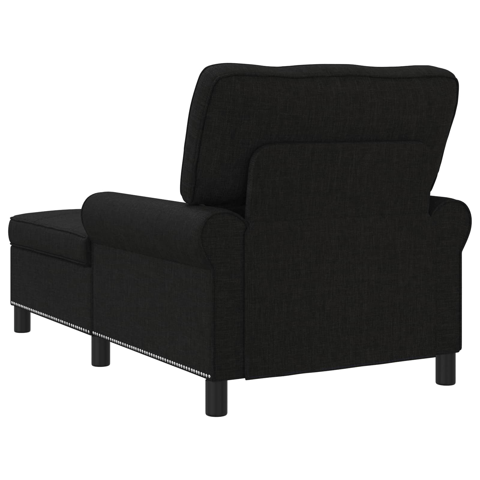 Lounge-Liege mit Kissen Hellgrau 91 x 157 x 91 cm Stoff