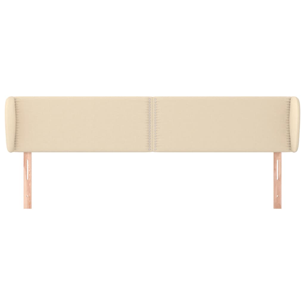 Kopfteil mit Ohren Dunkelgrau 83x23x78/88 cm Stoff