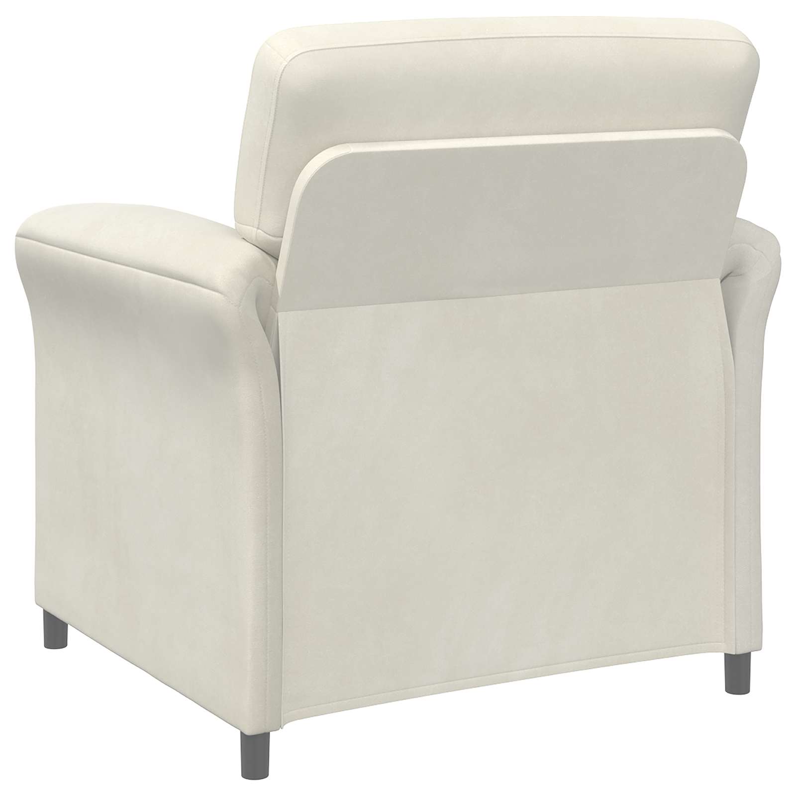 1-Sitzer Sofa Hellgrau 88 x 83 x 95 cm Samt