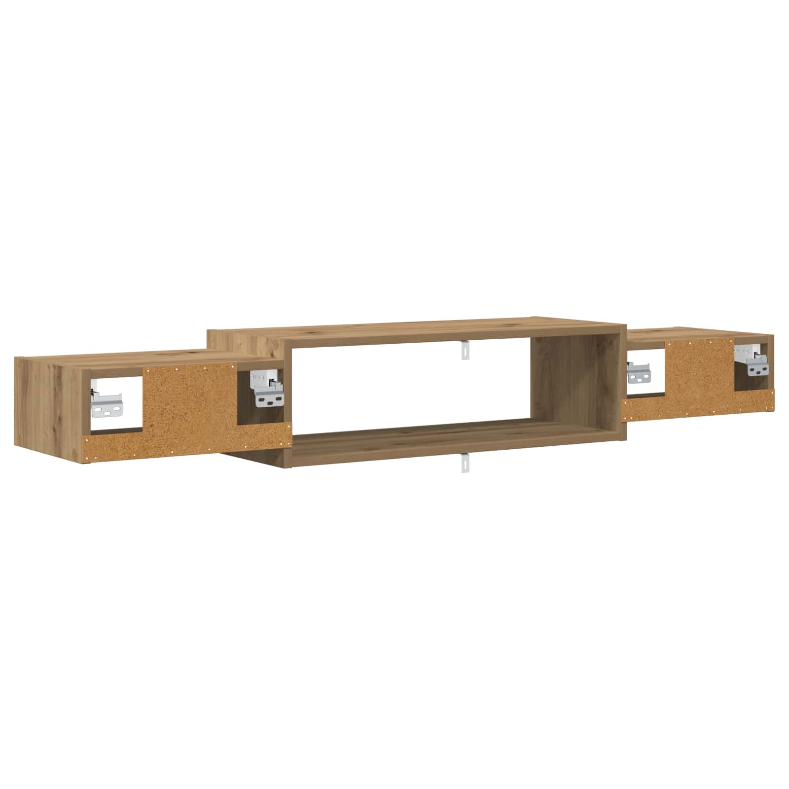 Wandmontierter TV-Schrank Wandhalterung Weiß 140 x 28 x 21 cm