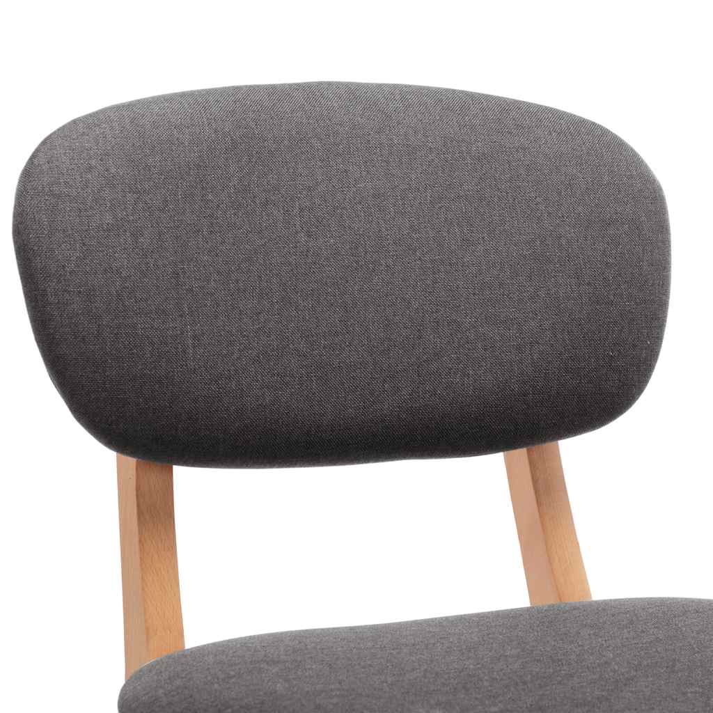 Barhocker 2 Stk. Braun Stoff