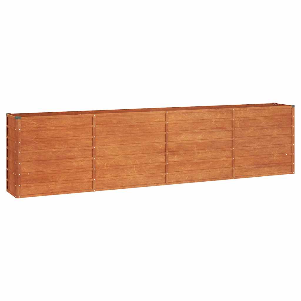 Hochbeet Rostig 100x100x77 cm Cortenstahl
