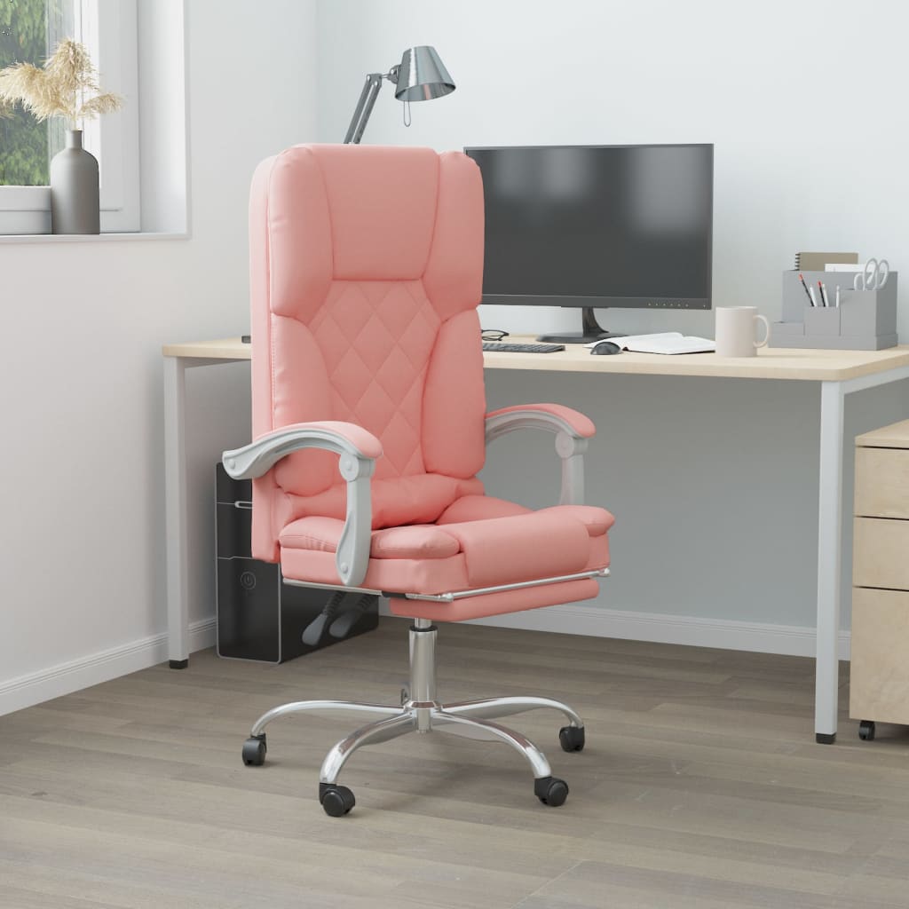 Bürostuhl mit Massagefunktion Schwarz Kunstleder