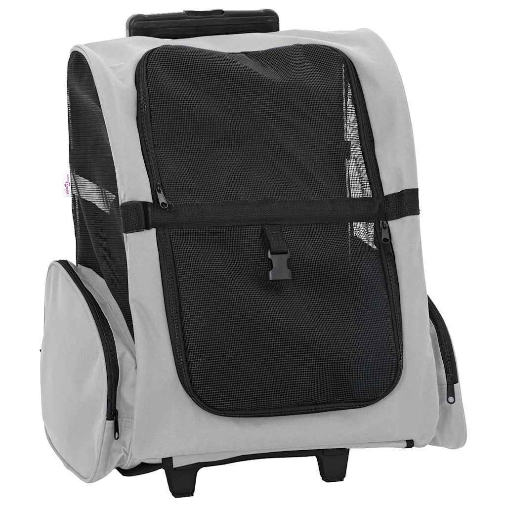 Trolley für Haustiere 3-in-1 Faltbar Beige
