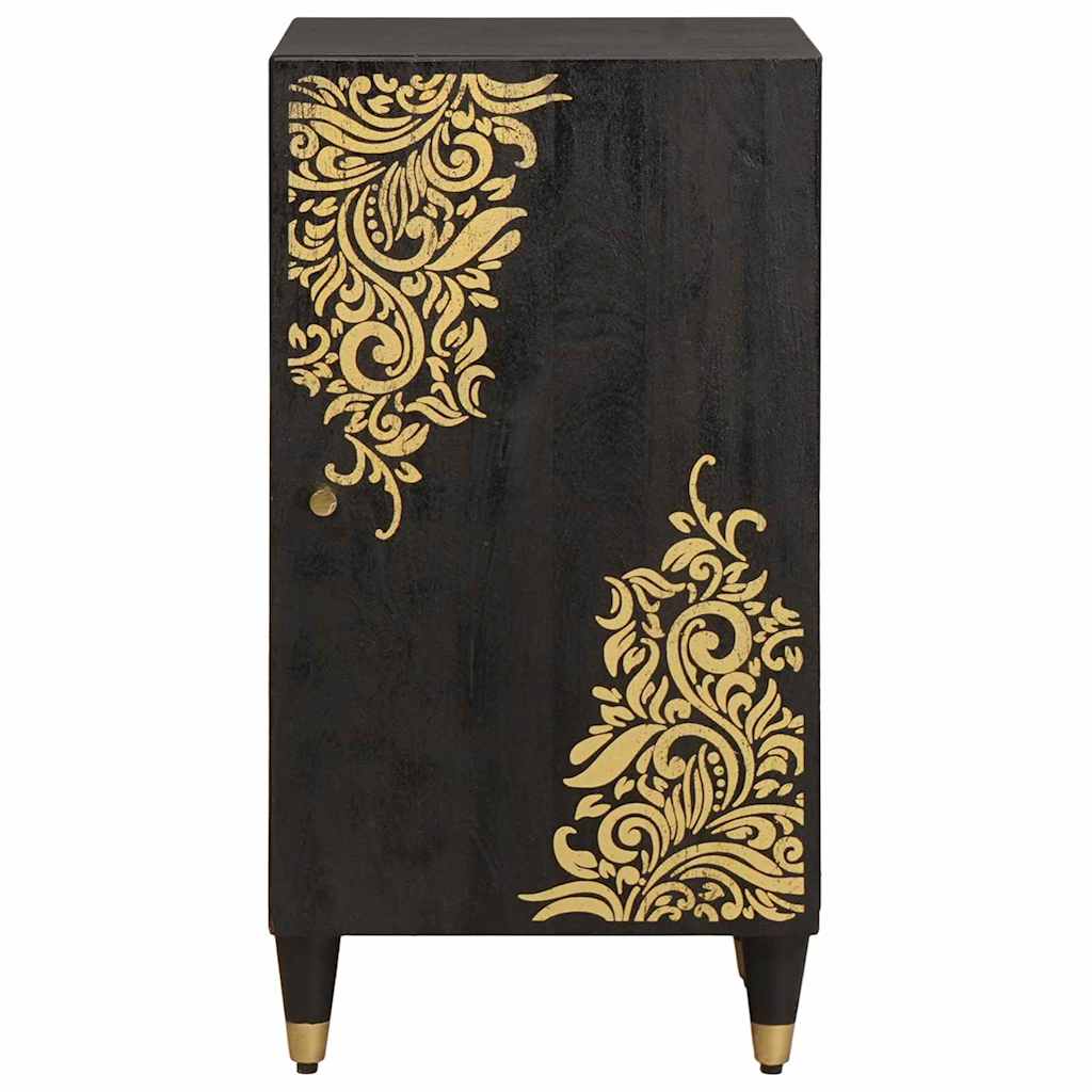 Sideboard mit Regal Braun 40 x 33 x 75 cm Massivholz Mango