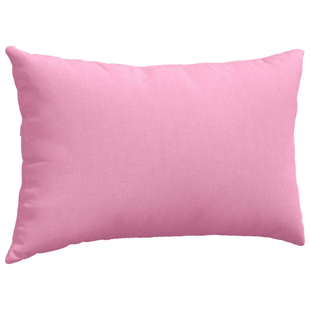 Sofakissen 2 pcs Hellgrau 50 x 30 cm Stoff