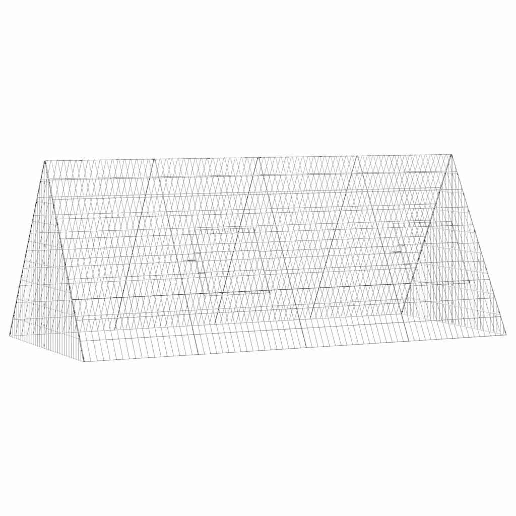 Hasenkäfig Silber 110 x 100 x 85 cm Verzinkter Stahl
