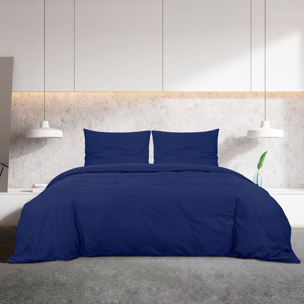 Bettwäsche-Set Anthrazit 140x200 cm Leichte Mikrofaser