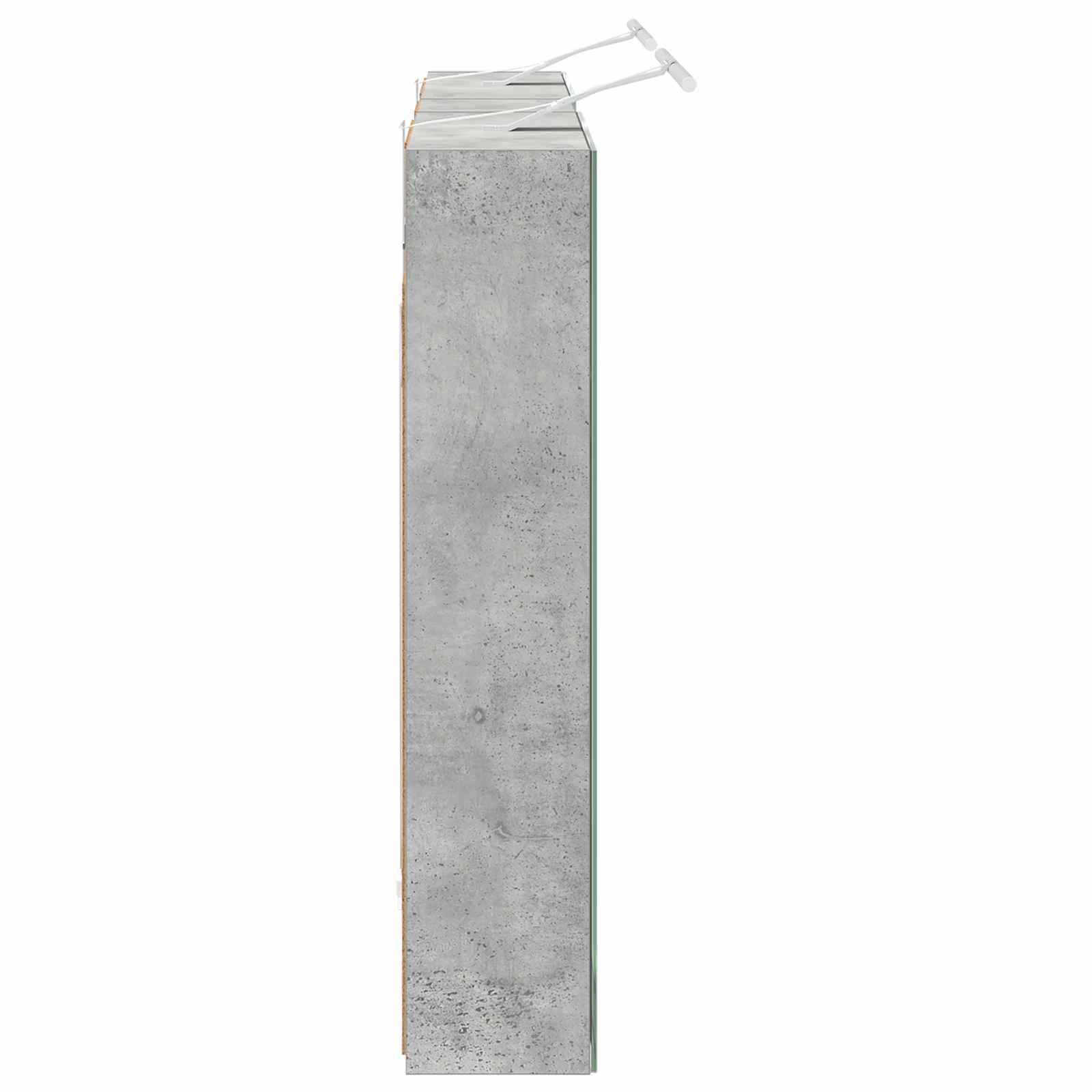 Badezimmerschrank-Set 3 pcs 80 x 10,5 x 50 cm Holzwerkstoff