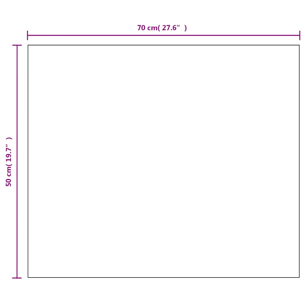 Wandspiegel 40 x 40 cm Quadratisch Glas