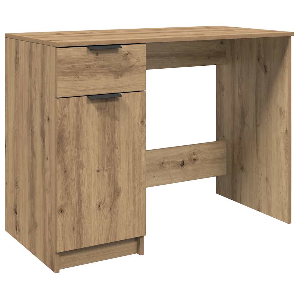 Schreibtisch Weiß 100x50x75 cm Holzwerkstoff
