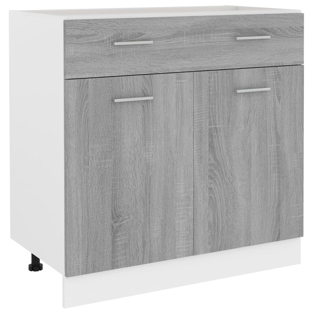 Unterschrank Lyon Weiß 60x46x81,5 cm Holzwerkstoff