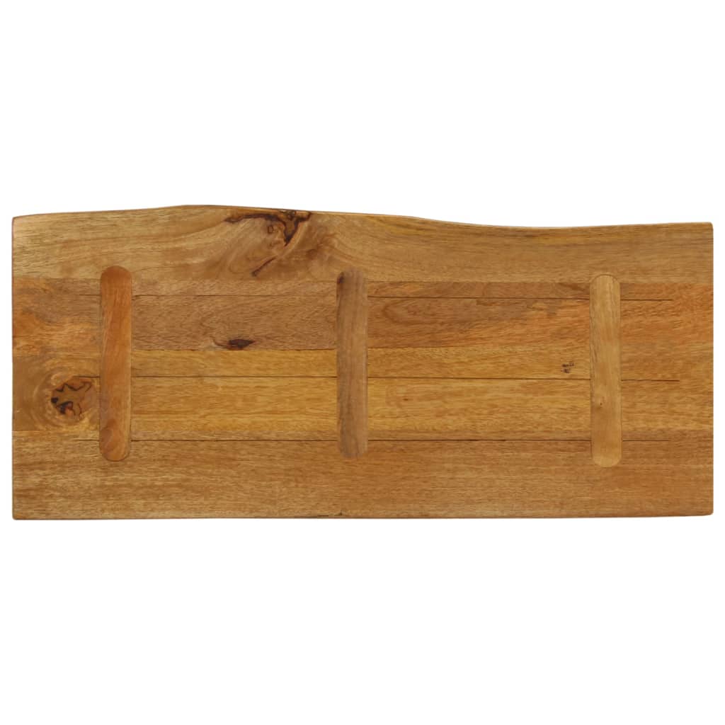 Tischplatte 40x40x2,5 cm Rechteckig Massivholz Akazie Baumkante