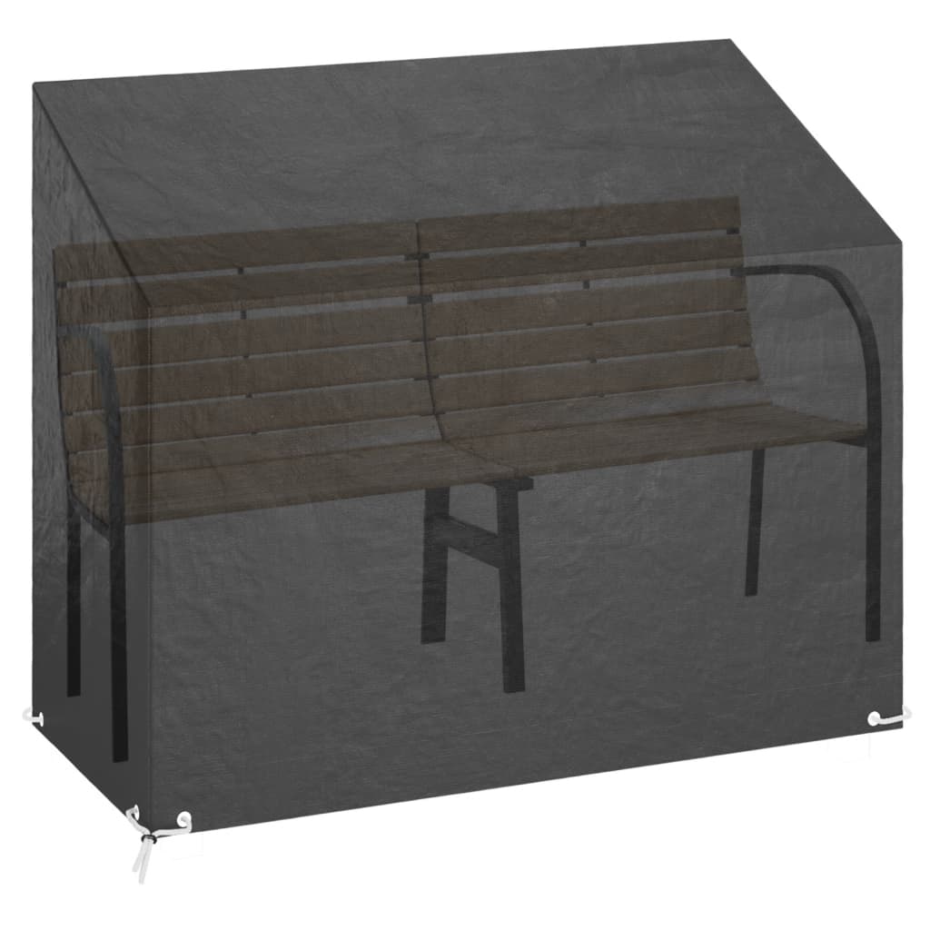 Abdeckungen für Gartenbank 2 Stk. 8 Ösen 130x70x70/88 cm