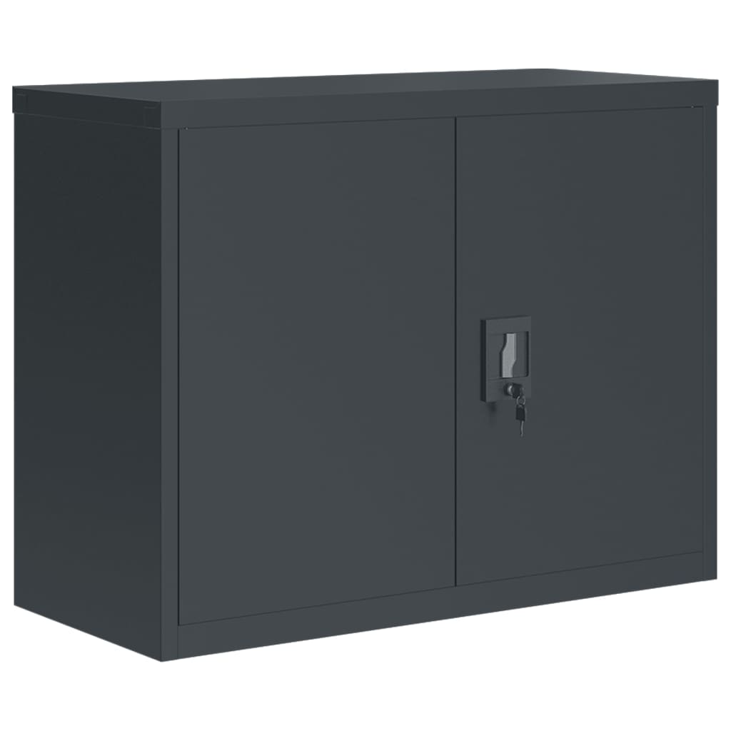 Aktenschrank Weiß 90x40x110 cm Stahl