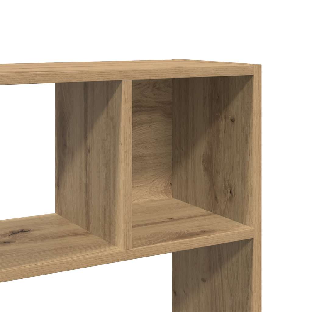 Bücherregal/Raumteiler Weiß 105x24x102 cm