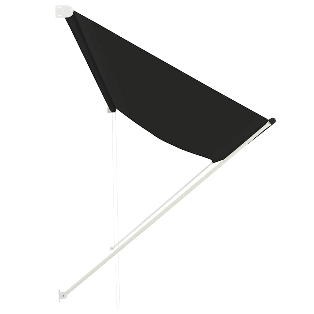 Einziehbare Markise 150×150 cm Blau und Weiß