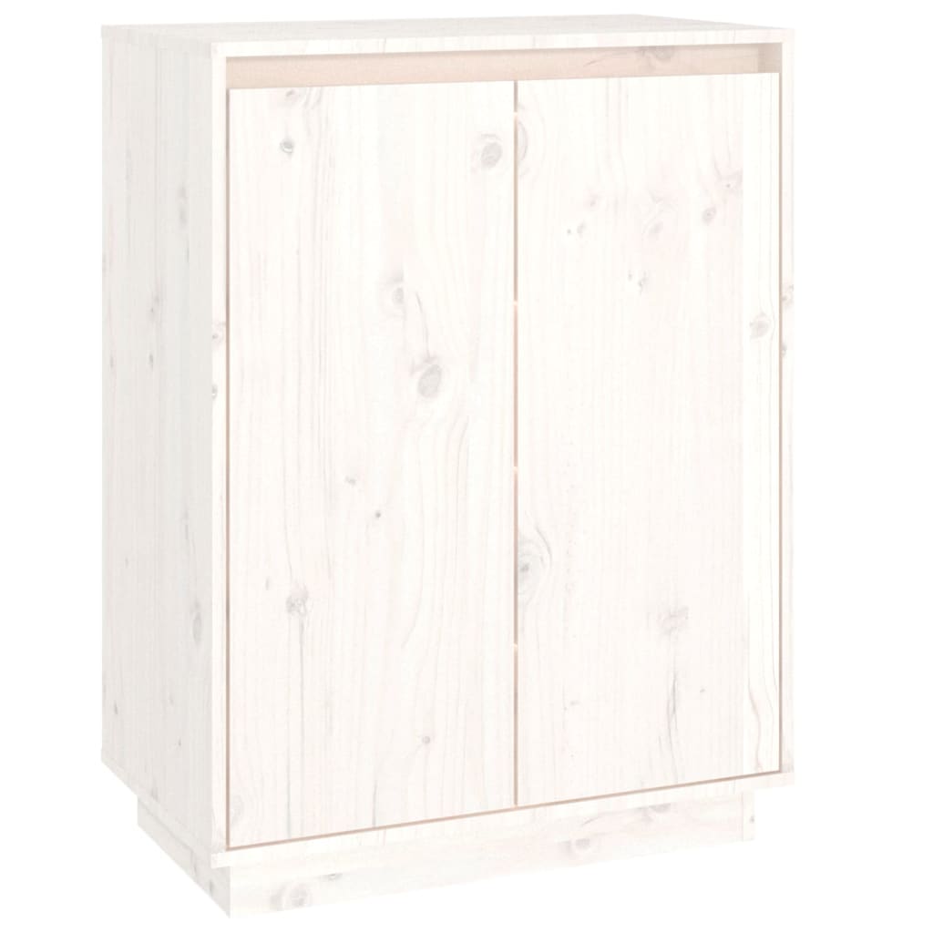 Schuhschrank 60x35x80 cm Massivholz Kiefer