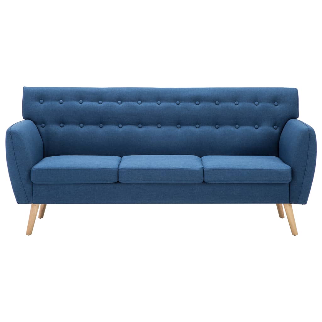 3-Sitzer-Sofa Stoff 172x70x82 cm Dunkelgrau