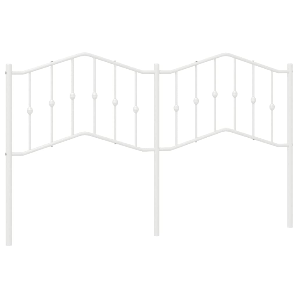 Ersatz-Kopfteil Metall Schwarz 90 cm